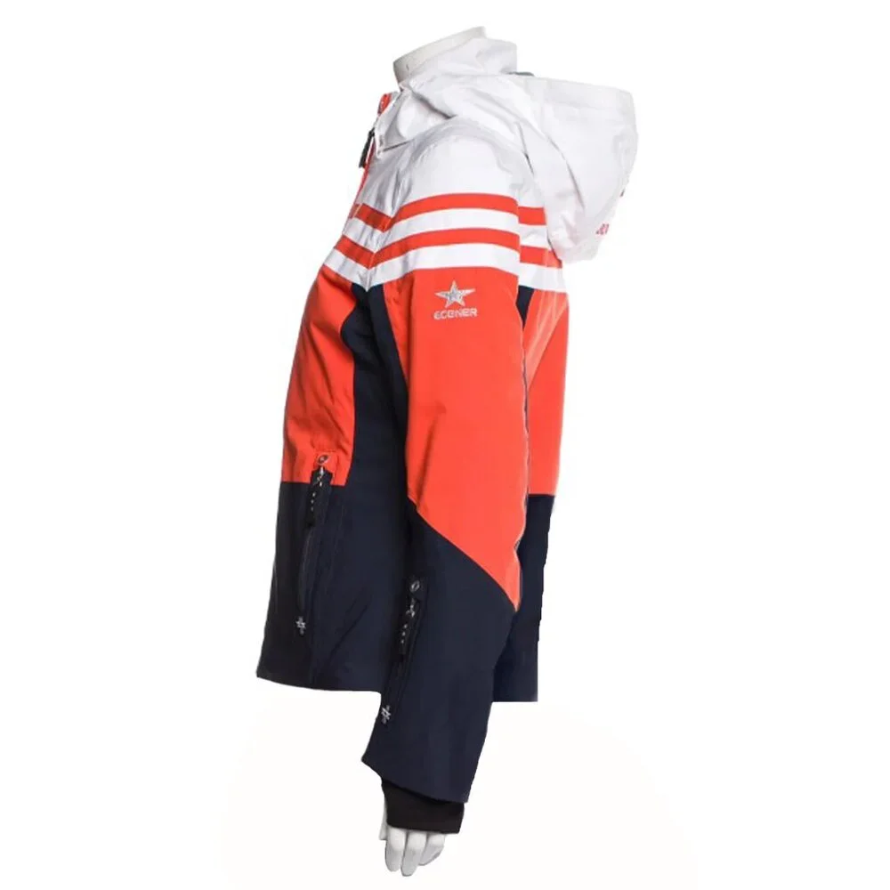NEW $795 Bogner Unisex Kids Jacket! US XXL   Orange White & Navy  Waterproof